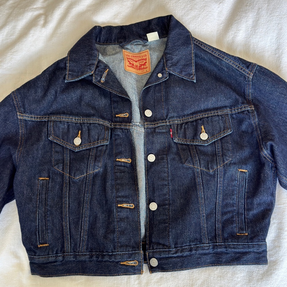 Levi’s Shrunken 90’s Trucker Denim Jacket - L